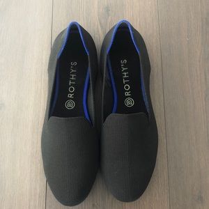 Rothys Black Loafers Size 10.5